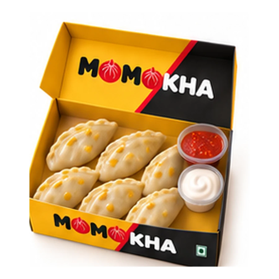 Cheese Corn Momo - maida-free momo